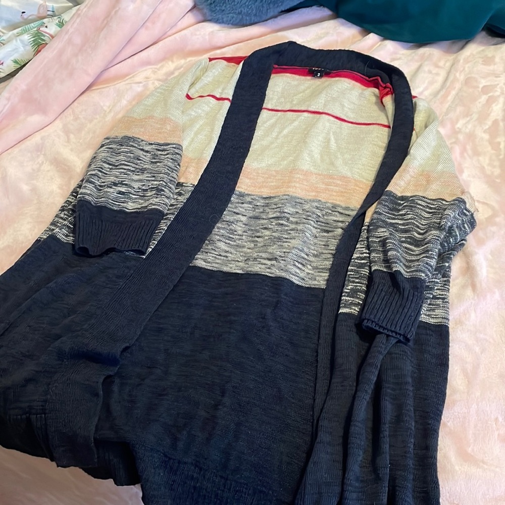 Torrid Colour blocked cardigan